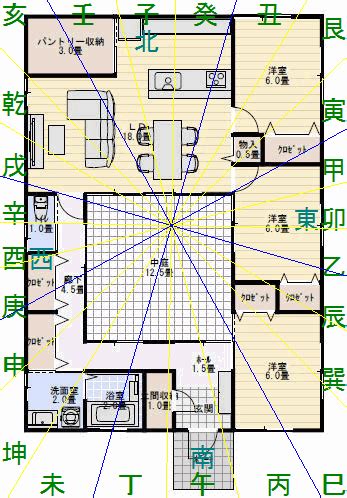 中庭風水|【伝統風水】中庭のある家～家の中心に中庭 (パティ。